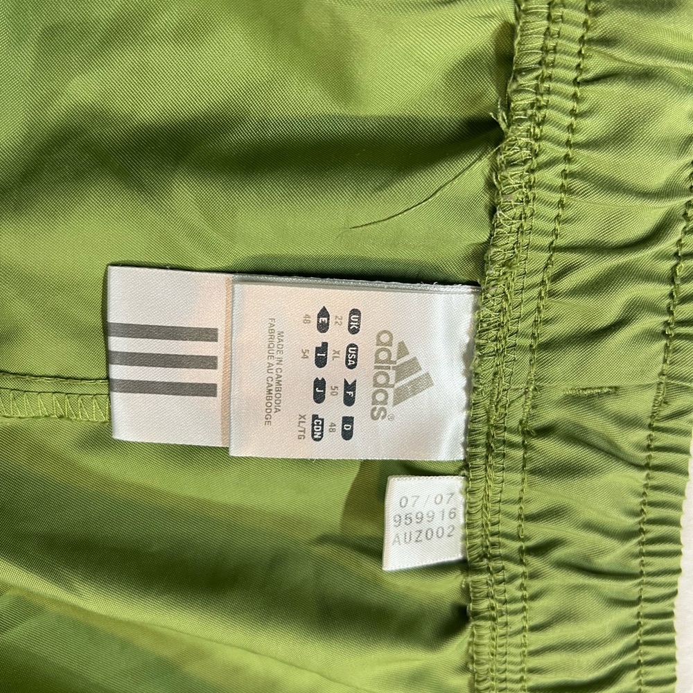 Adidas Athletic Shorts Mens XL Green Training Gym Shorts - Picture 2 of 5